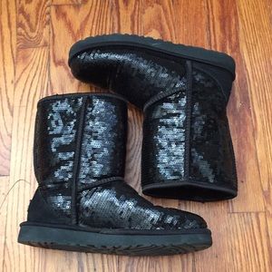 Black Sparkle Uggs